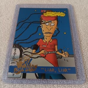 MTV Animation Card with Red and Blue Design